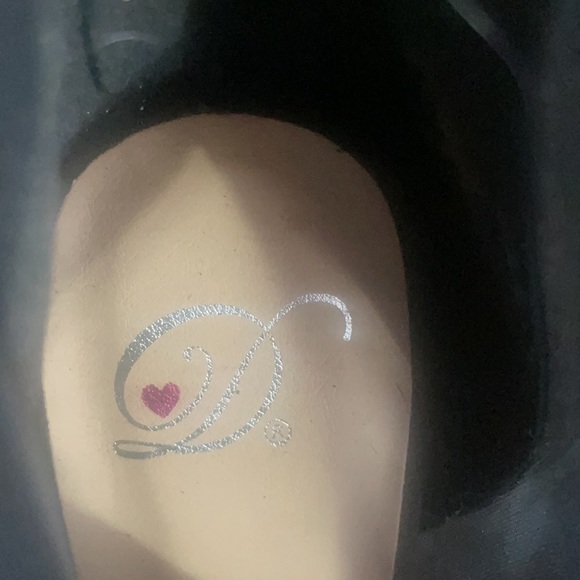 Black open toe shoe - size 8.5 - Picture 4 of 4